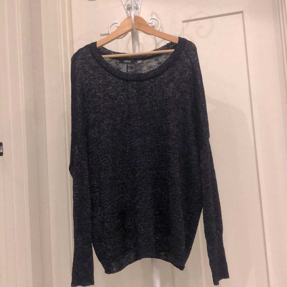 Verve Oversized Long Sleeve Sweater